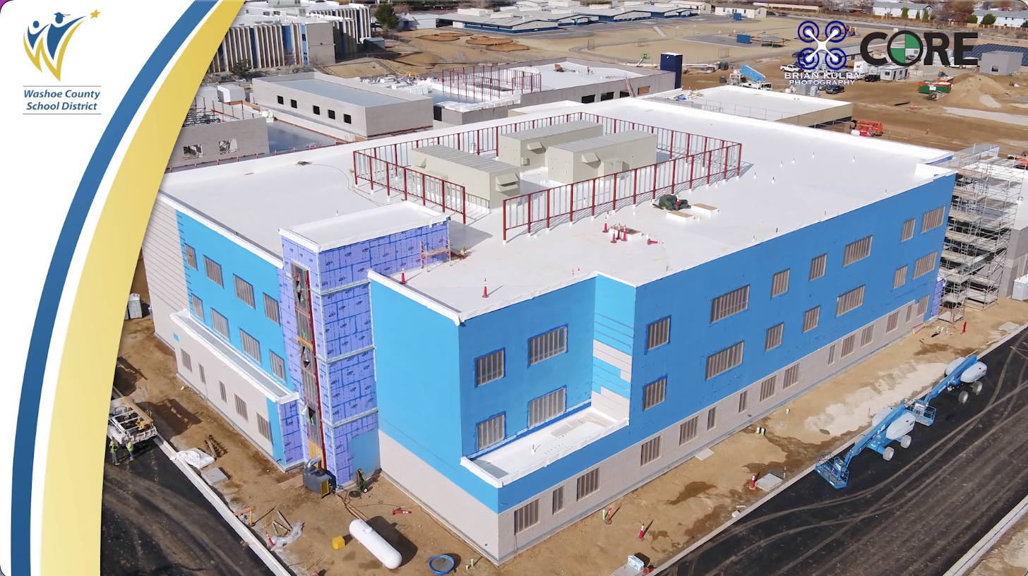  Aerial view of O'Brien Middle School